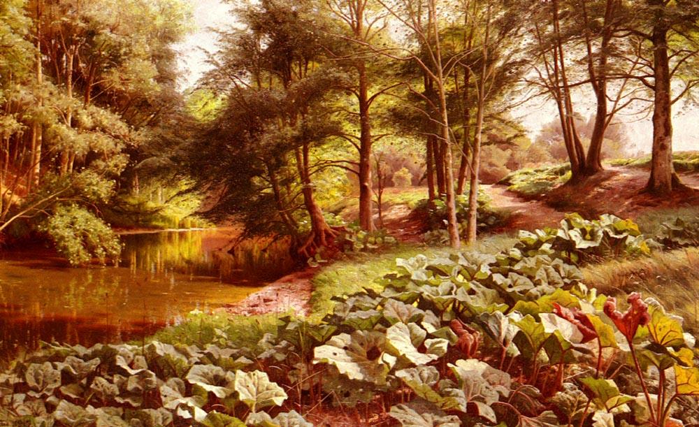 The Path On The River's Edge — Peder Mørk Mönsted