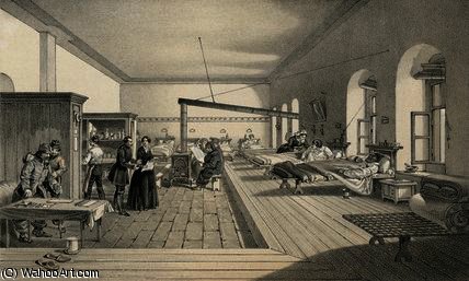 One Of The Wards Of The Hospital At Scutari — William Simpson
