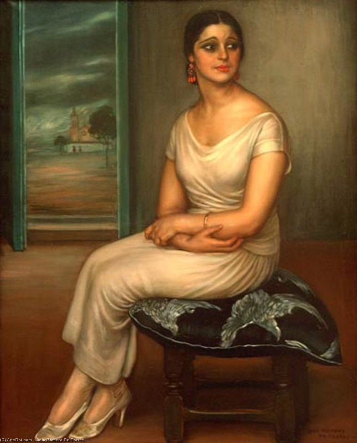 Retrato De Conchita Triana — Córdoba Julio Romero De Torres