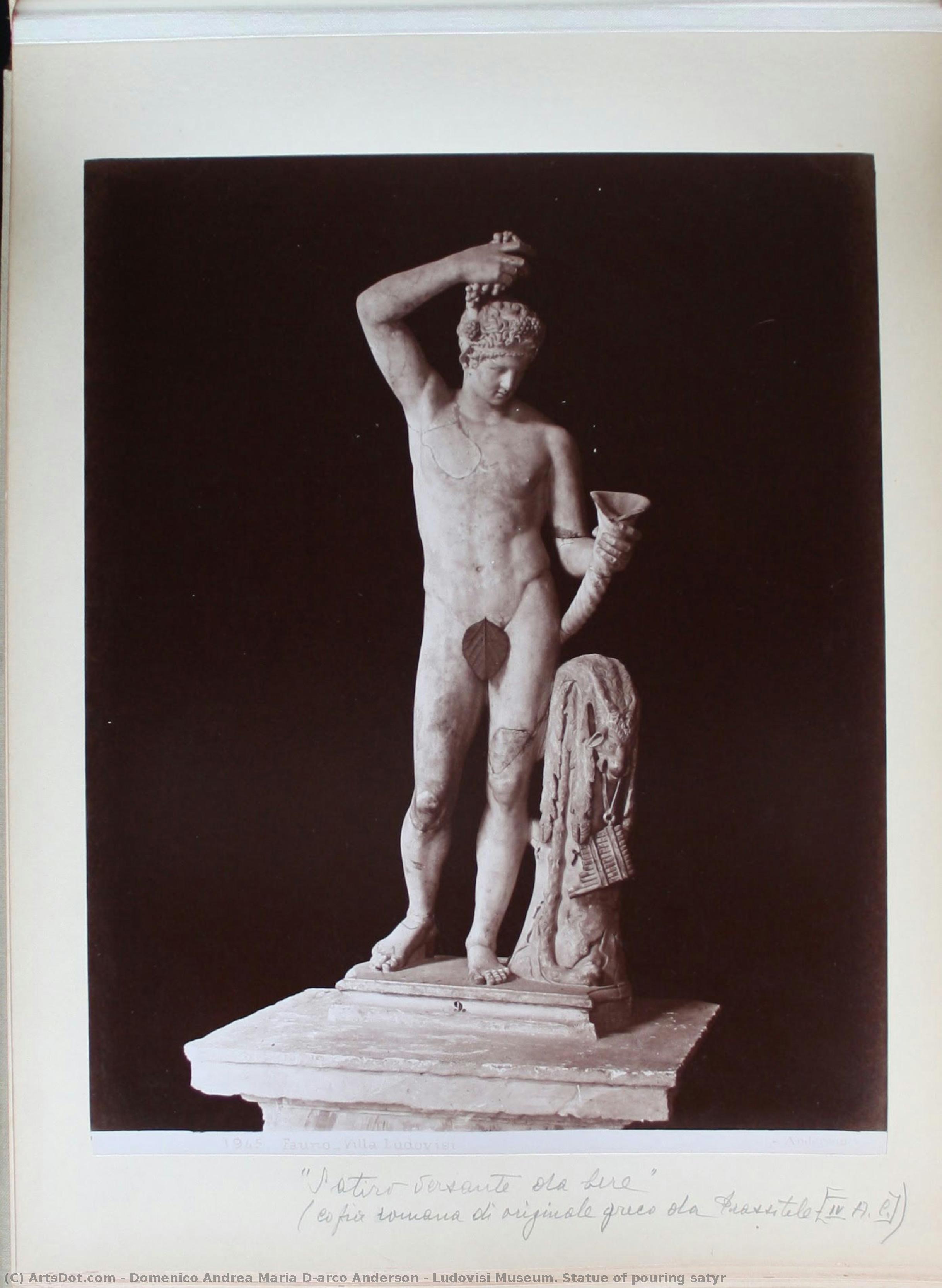 Ludovisi Museum. Statue Of Pouring Satyr — Domeniko Anderson