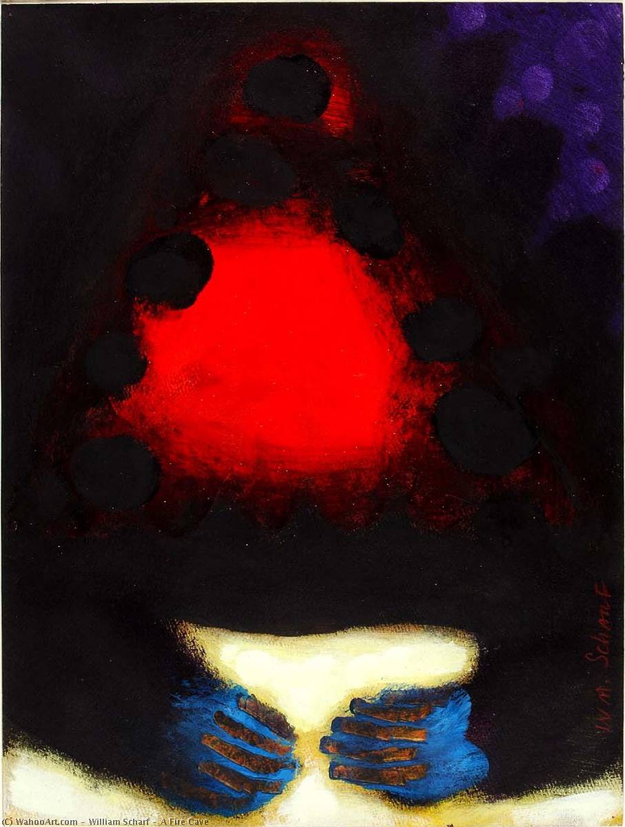 A Fire Cave — William Scharf