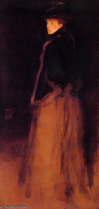 Arrangement In Black And Brown — James Abbott Mcneill Whistler