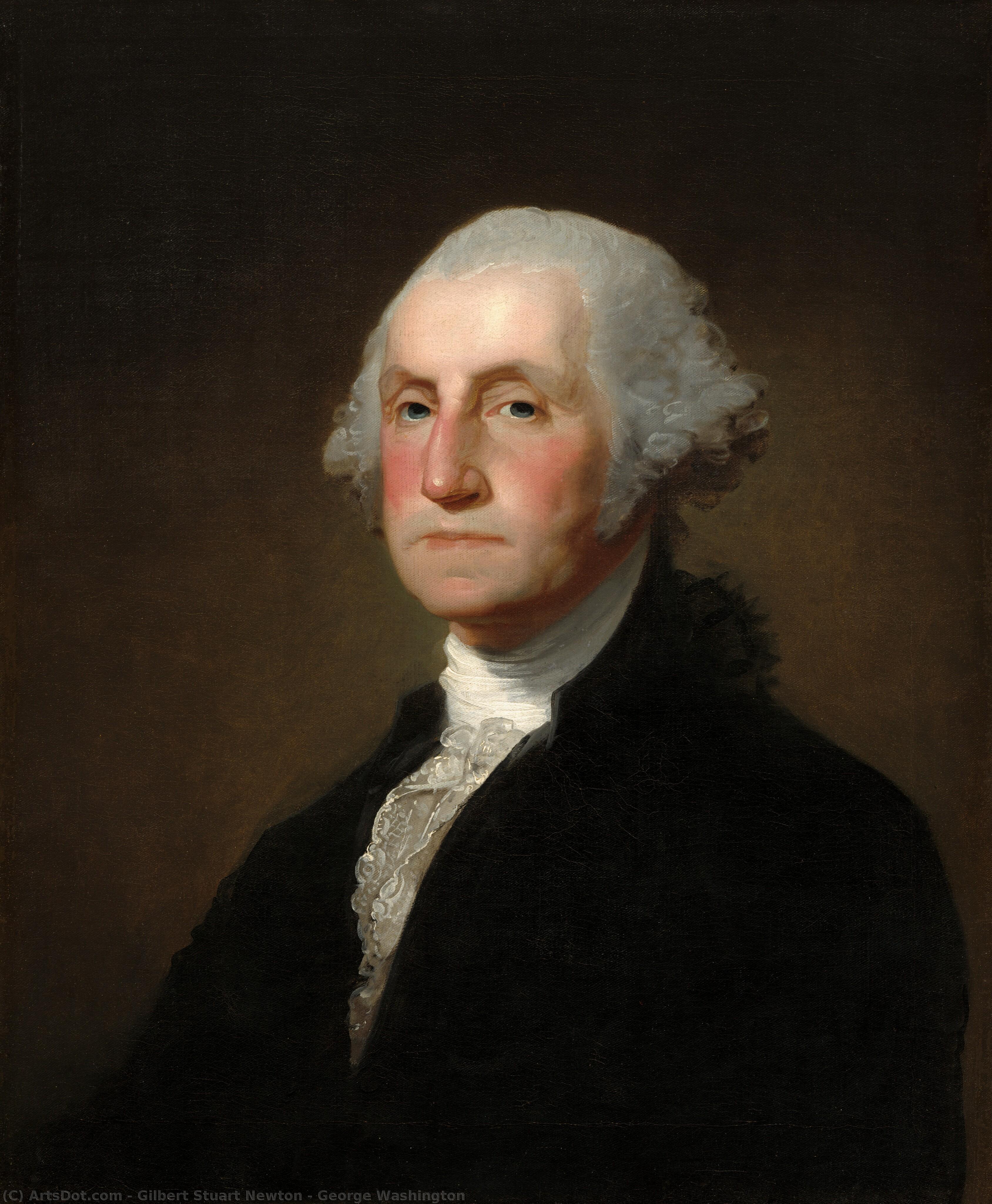 George Washington — Gilbert Stuart Newton