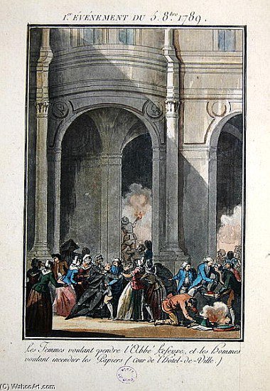 The Women Want To Hang The Priest Lefevre — Jean-françois Janinet