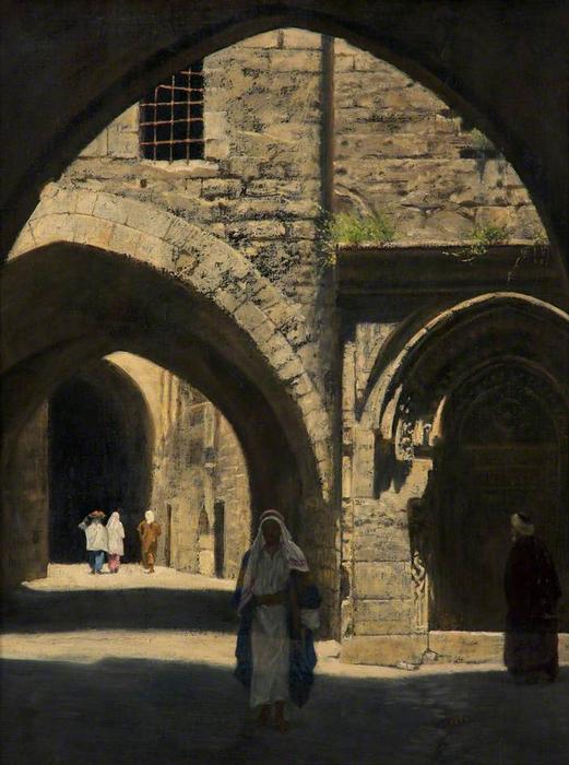 A Street In Jerusalem — Džon Maler Kolijer