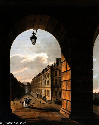 Street Scene — John Claude Nattes