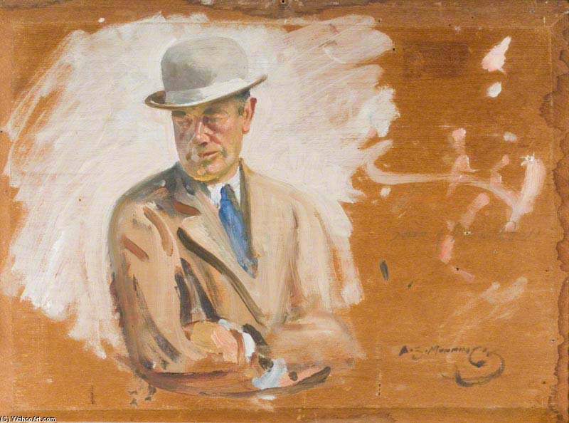 Study Of Isaac Bell — Sir Alfred James Munnings