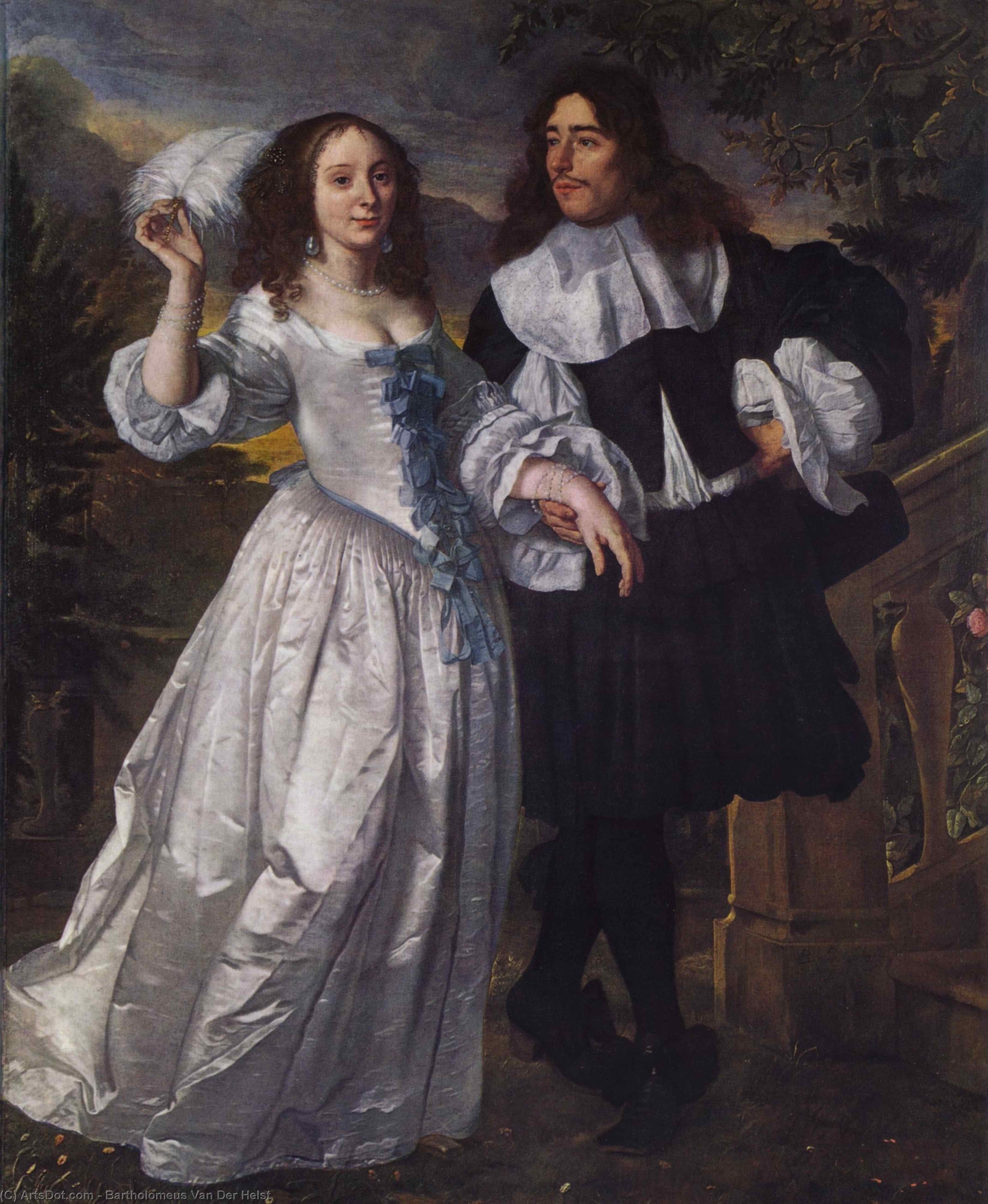 Portrait Of A Patricius Couple — バルトロメウス・ファン・デル・ヘースト