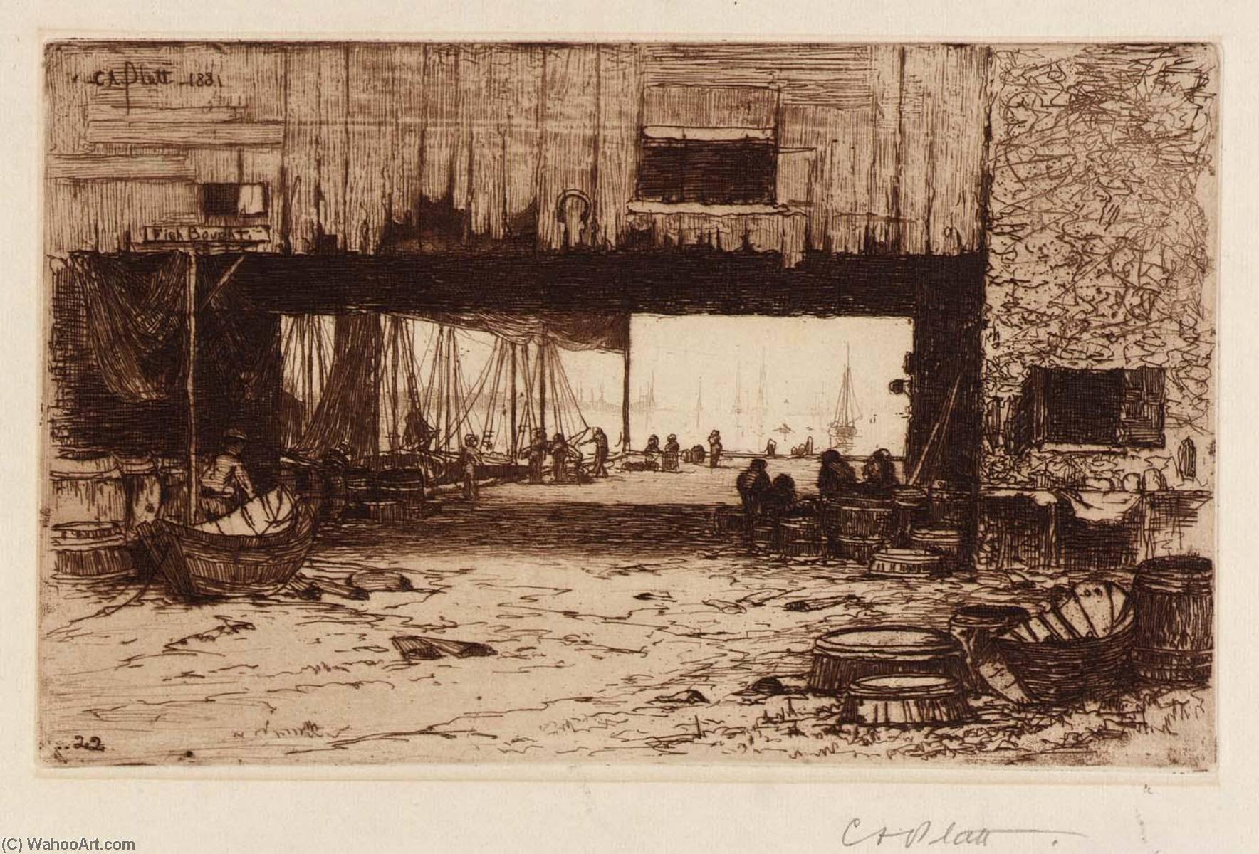 Fish Houses Interior — Charles Adams Platt