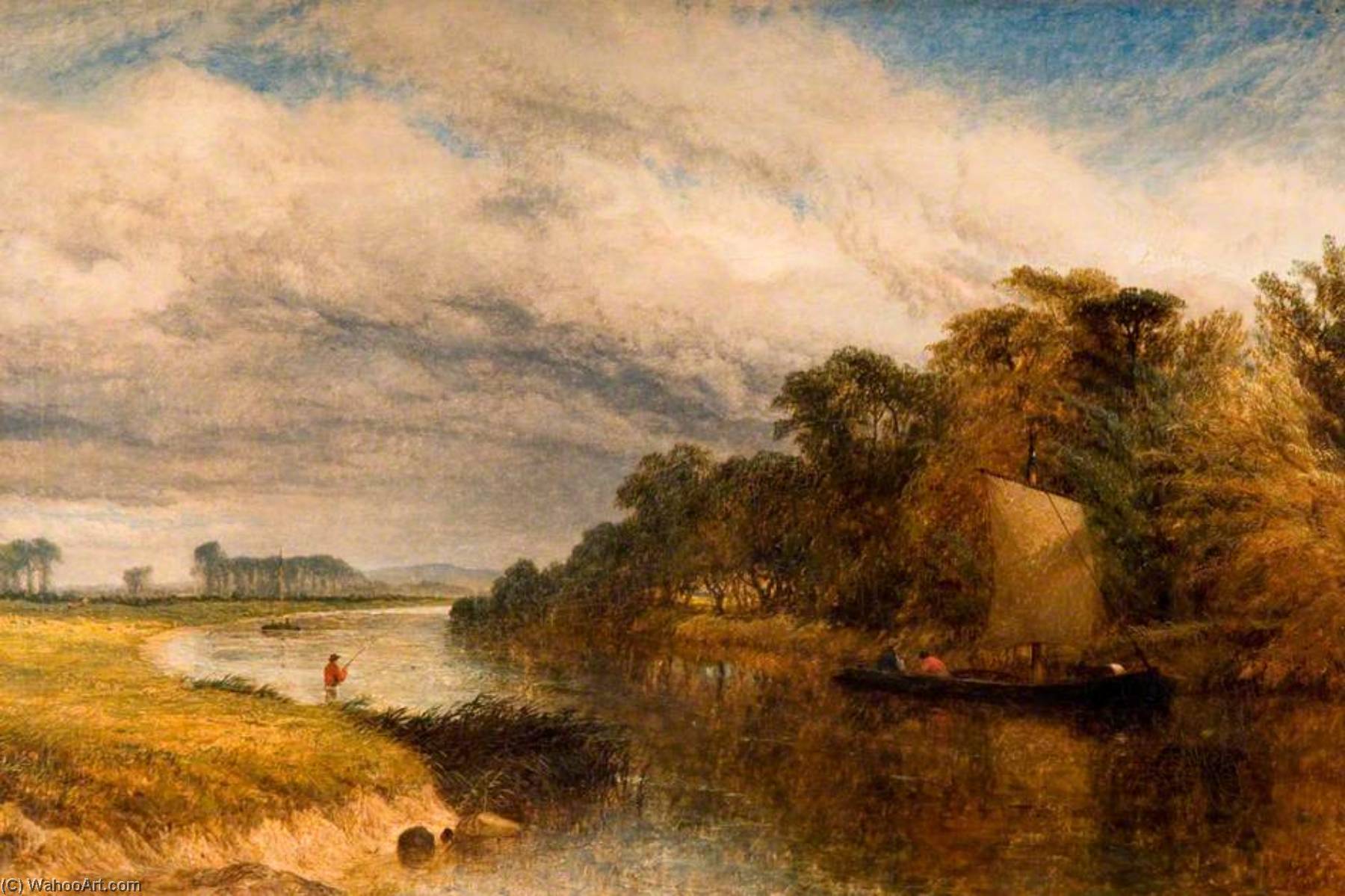 On The River Trent — Henri Tomas Dovson