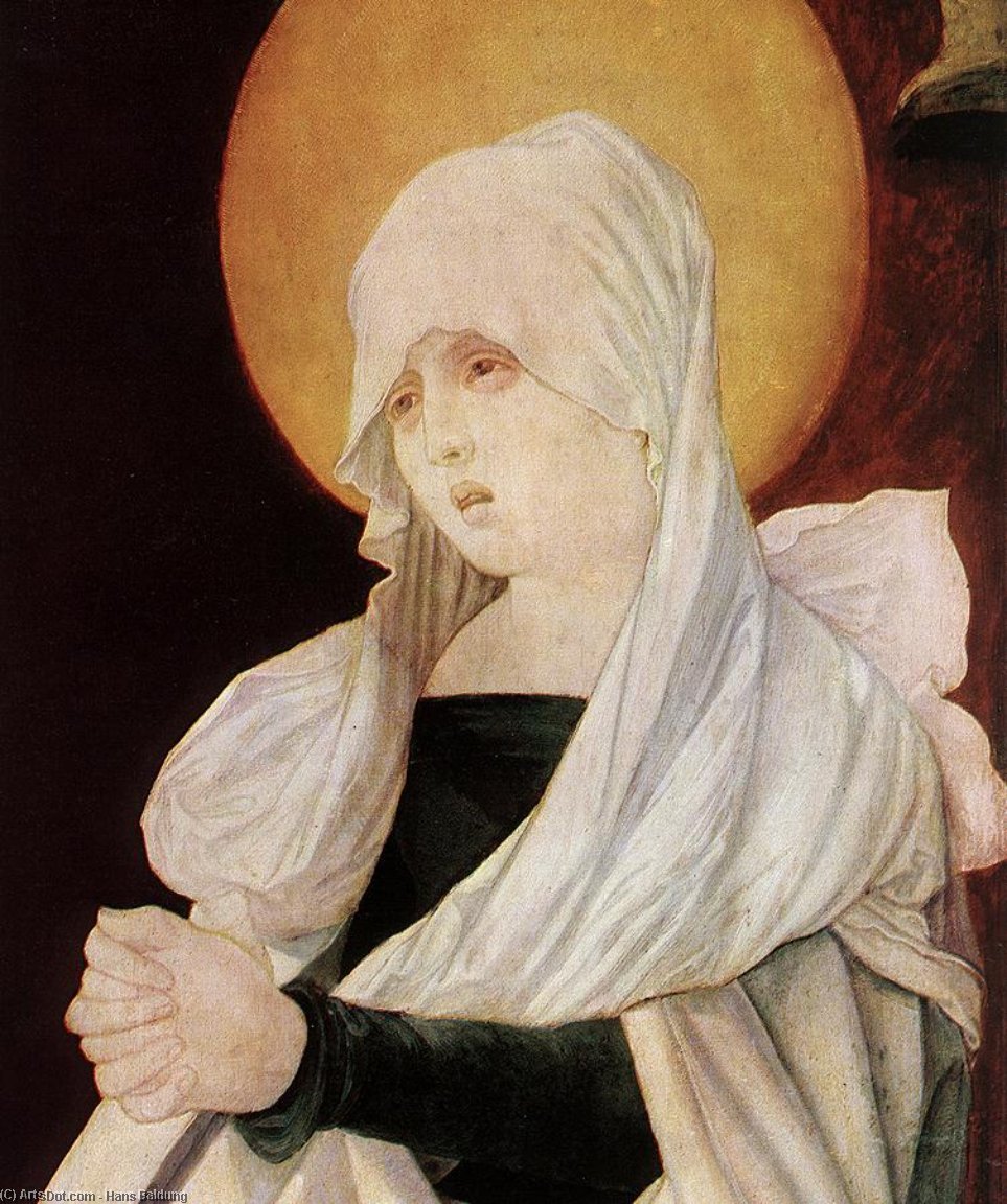 Mater Dolorosa (detail) — Hans Baldung