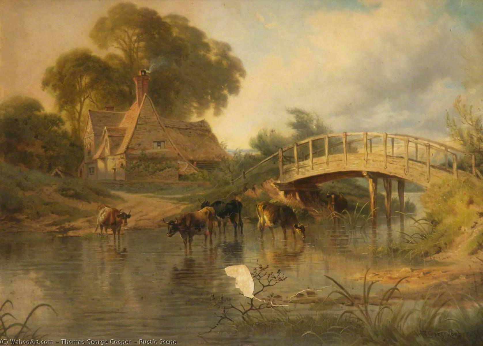 Rustic Scene — Thomas George Cooper