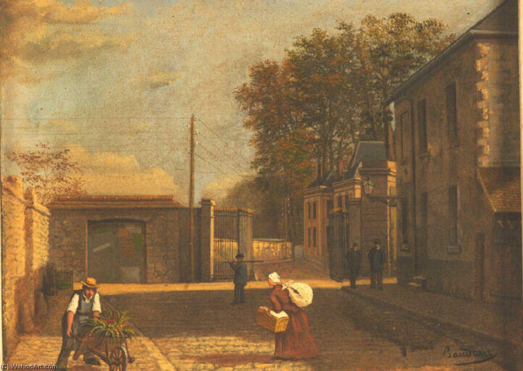 La Grille De La Rue De Montreuil — Baudran Auguste Alexandre