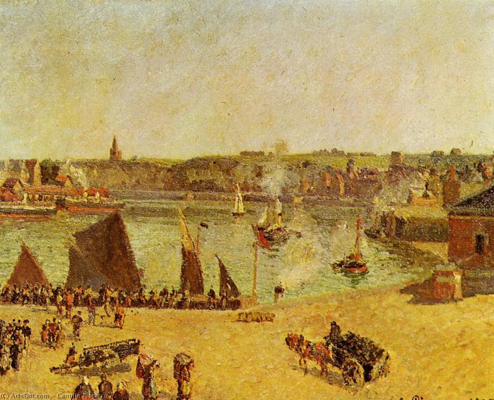 The Inner Harbor, Dieppe — ピサロ