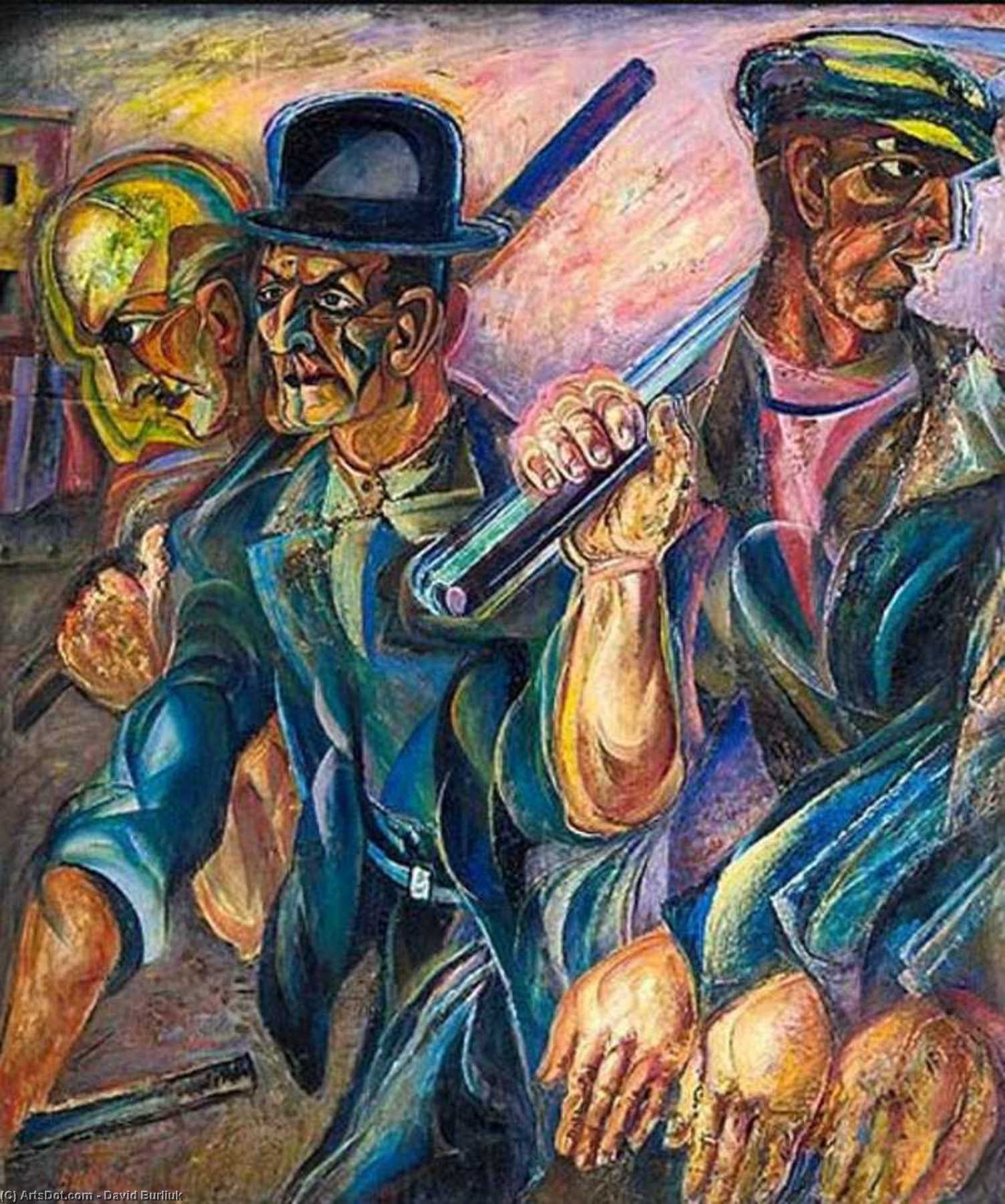 American Workers — Давид Бурлюк