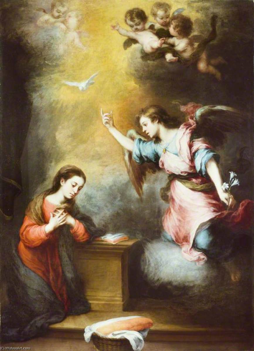 The Annunciation — バルトロメ・エステバン・ムリーリョ