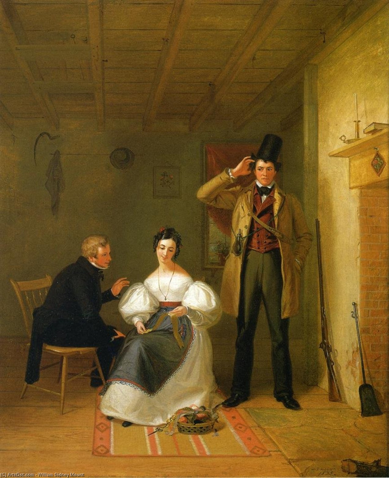The Sportsman's Last Visit — William Sidney Mount