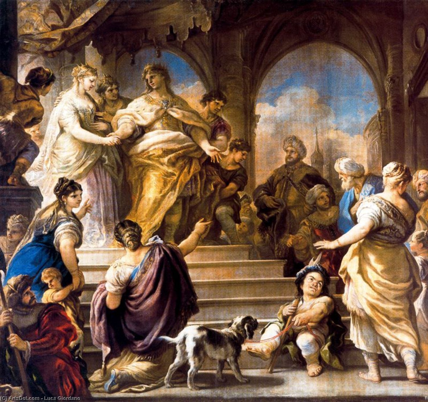 Marriage Of Solomon — Luca Giordano