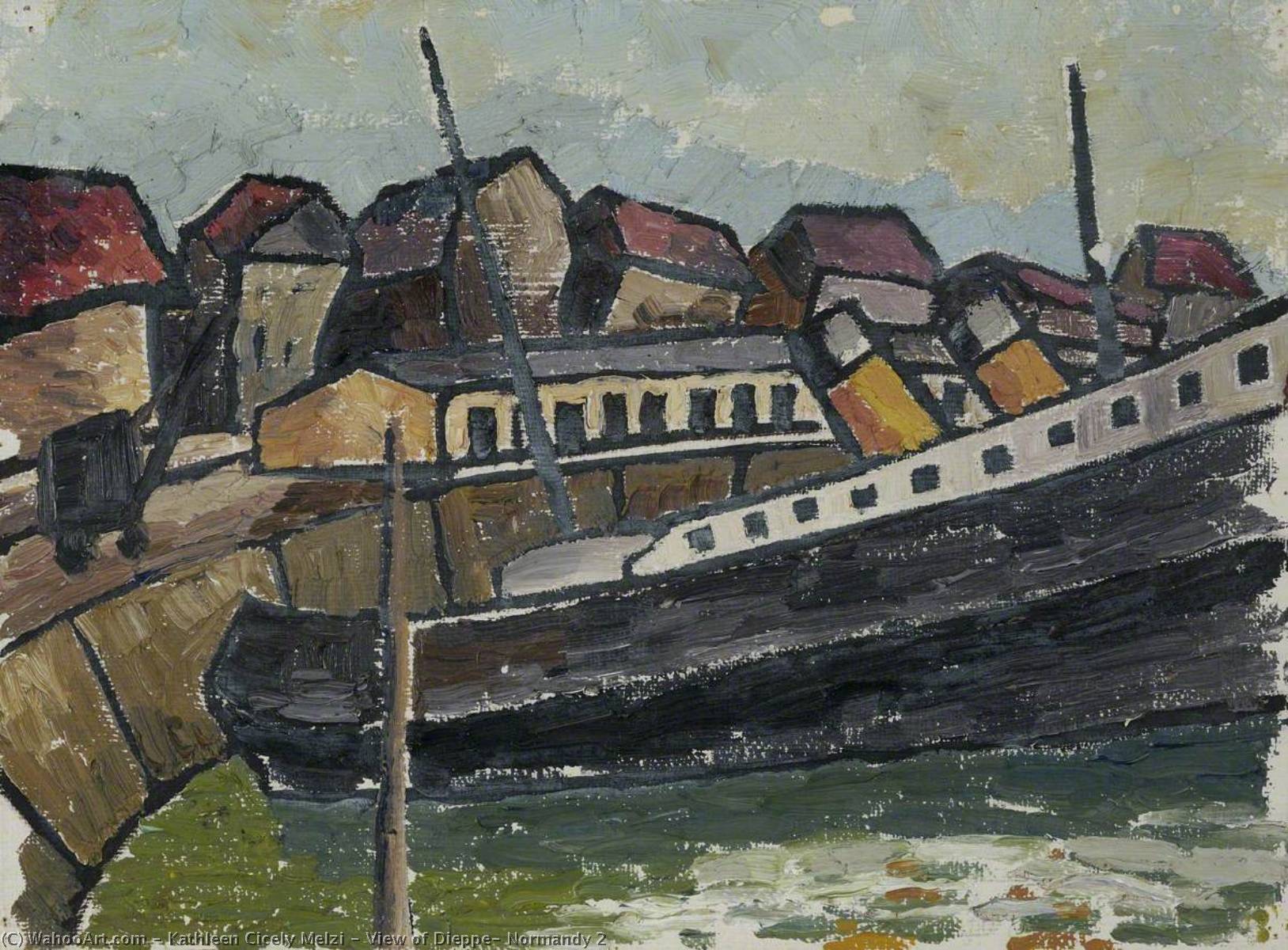 View Of Dieppe, Normandy 2 — Kathleen Cicely Melzi