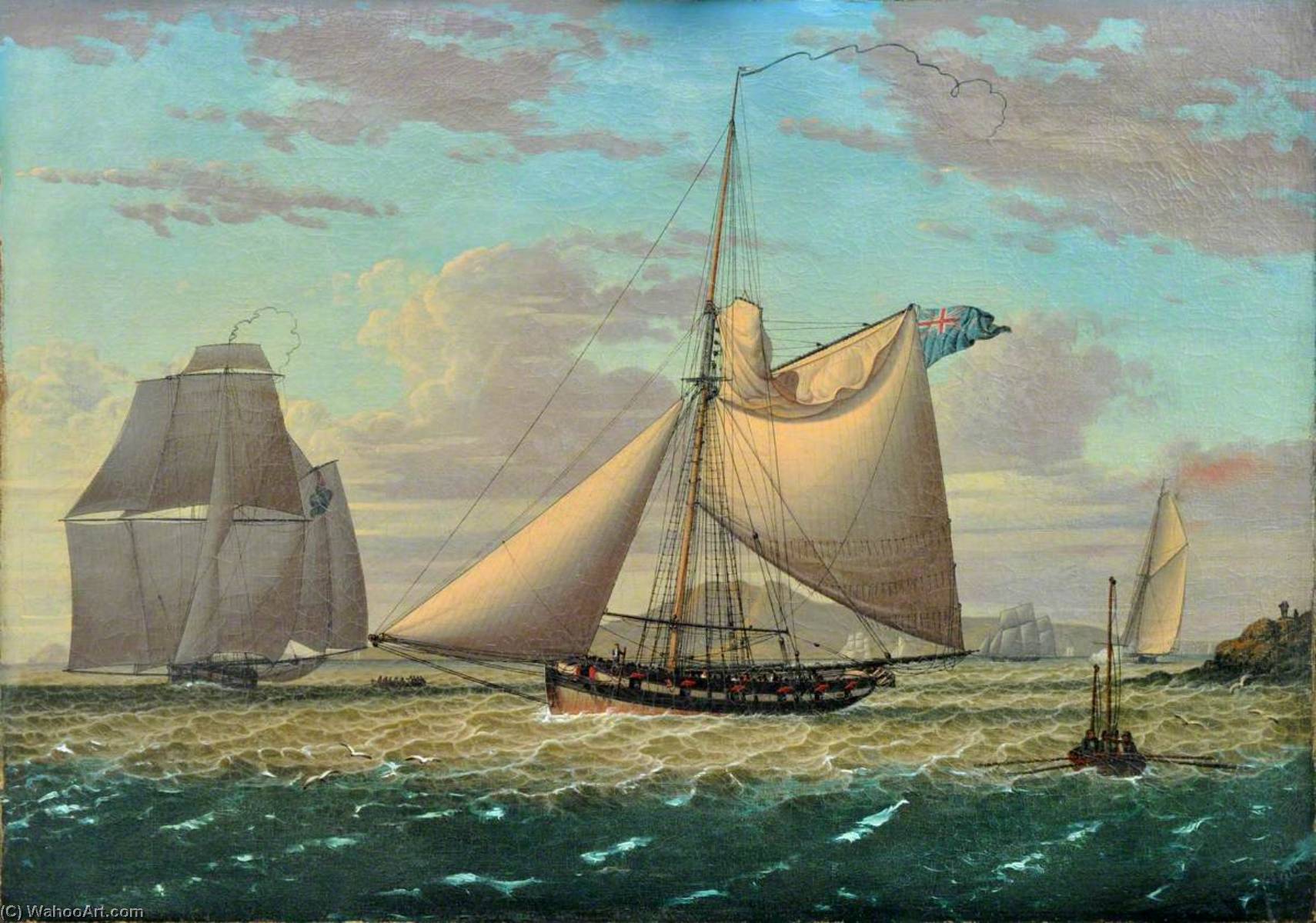 Hms Revenue Cutter 'wickham' — Роберт Уолтер Сальмон