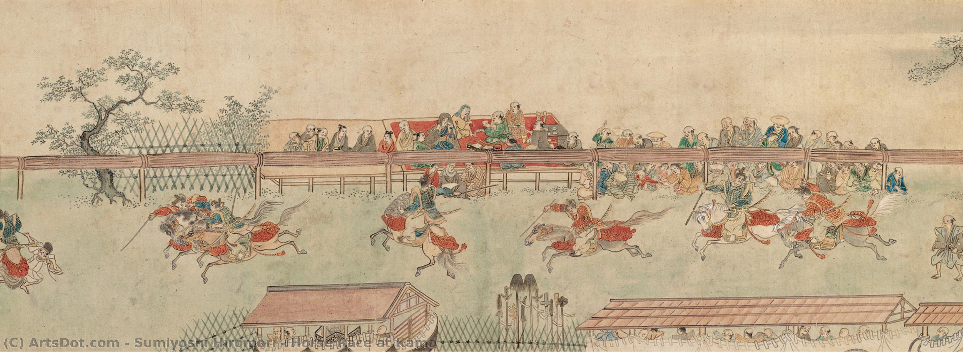 Horse Race At Kamo — Sumiyoshi Hiromori