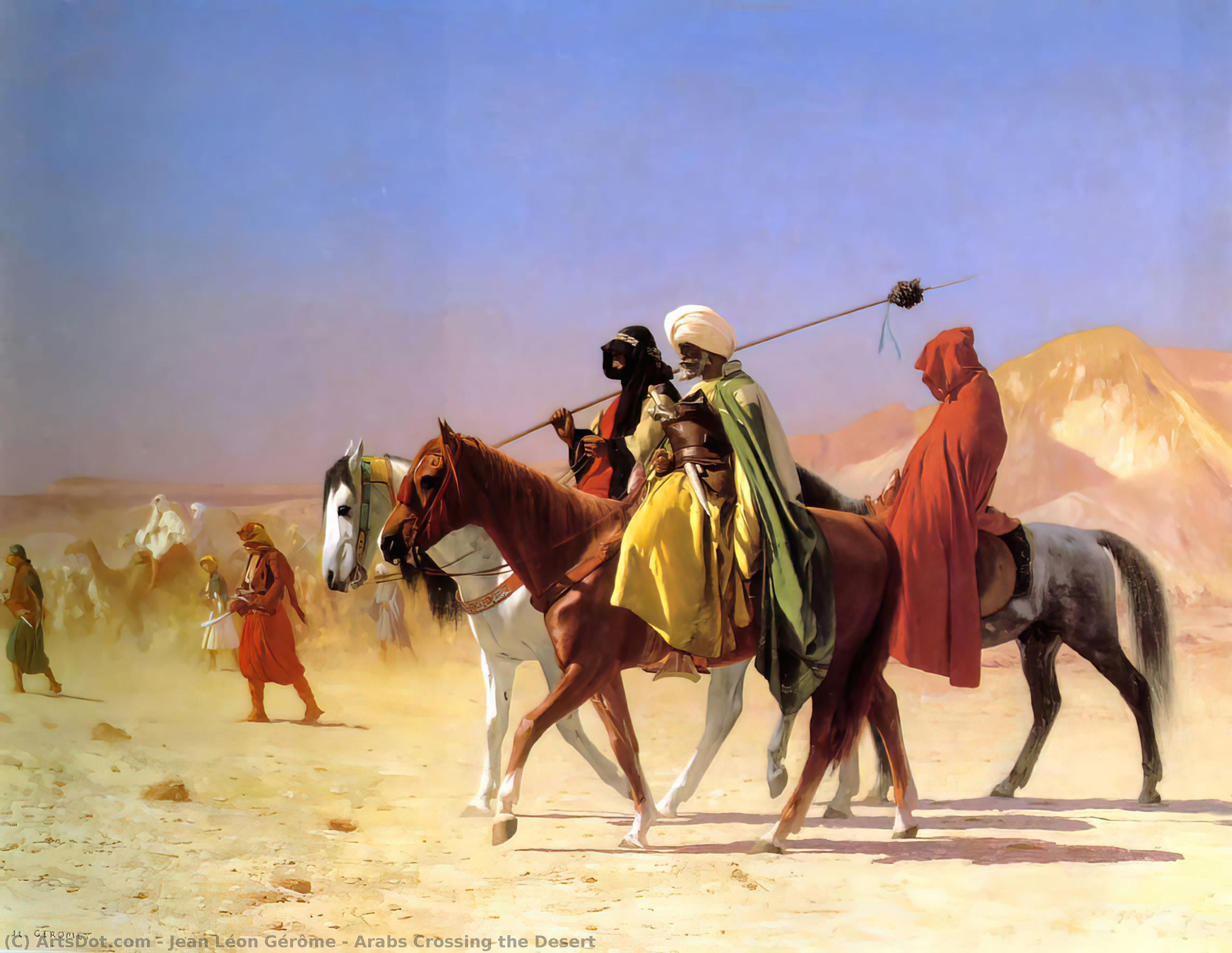 Arabs Crossing The Desert — Жан-леон Жерме