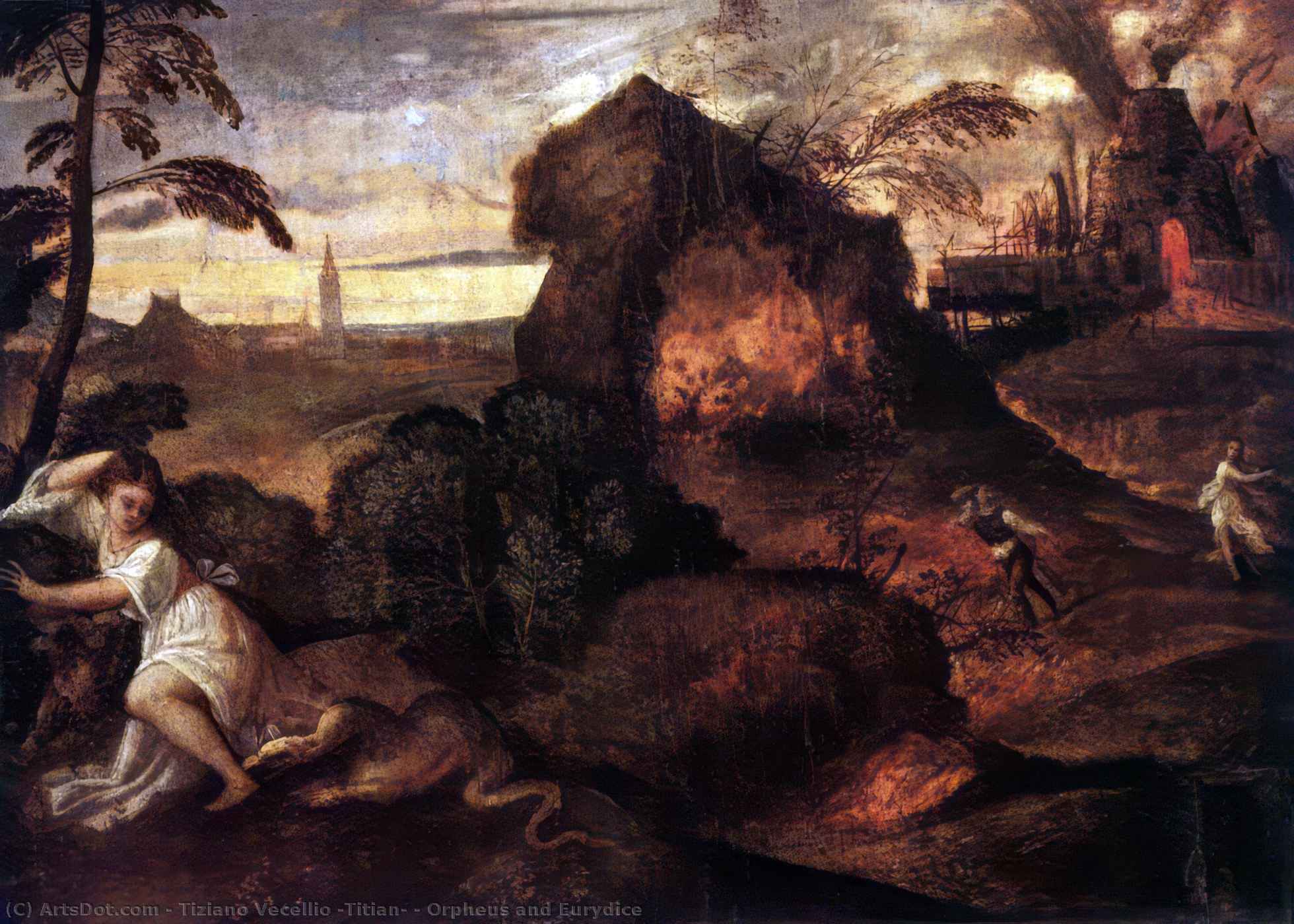 Orpheus And Eurydice — Тициан
