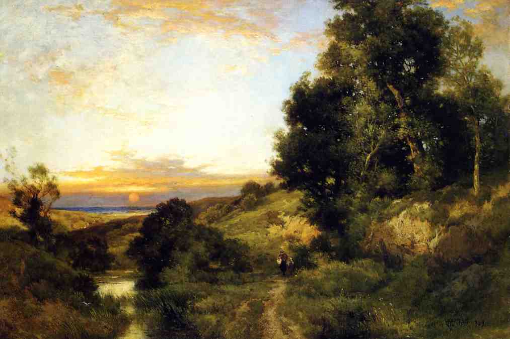 A Late Afternoon In Summer — Thomas Moran