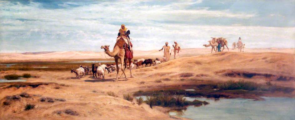 On The Fringe Of The Desert — Frederick Trevelyan Goodall