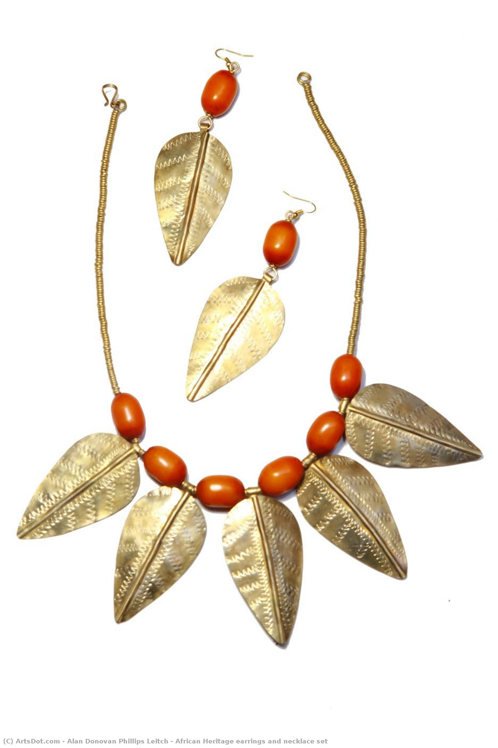 African Heritage Earrings And Necklace Set — Alan Donovan Phillips Leitch