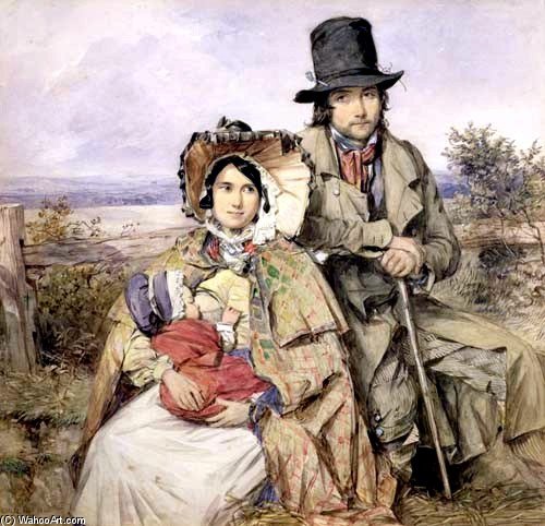 Country Family Of Emigrants — Octavius Oakley