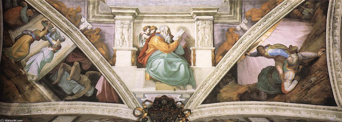 Frescos Sobre La Pared De Entrada — Miguel Ángel