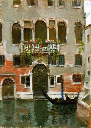 La Porte D'eau À Venise (titre Inscrit) — Joseph-félix Bouchor