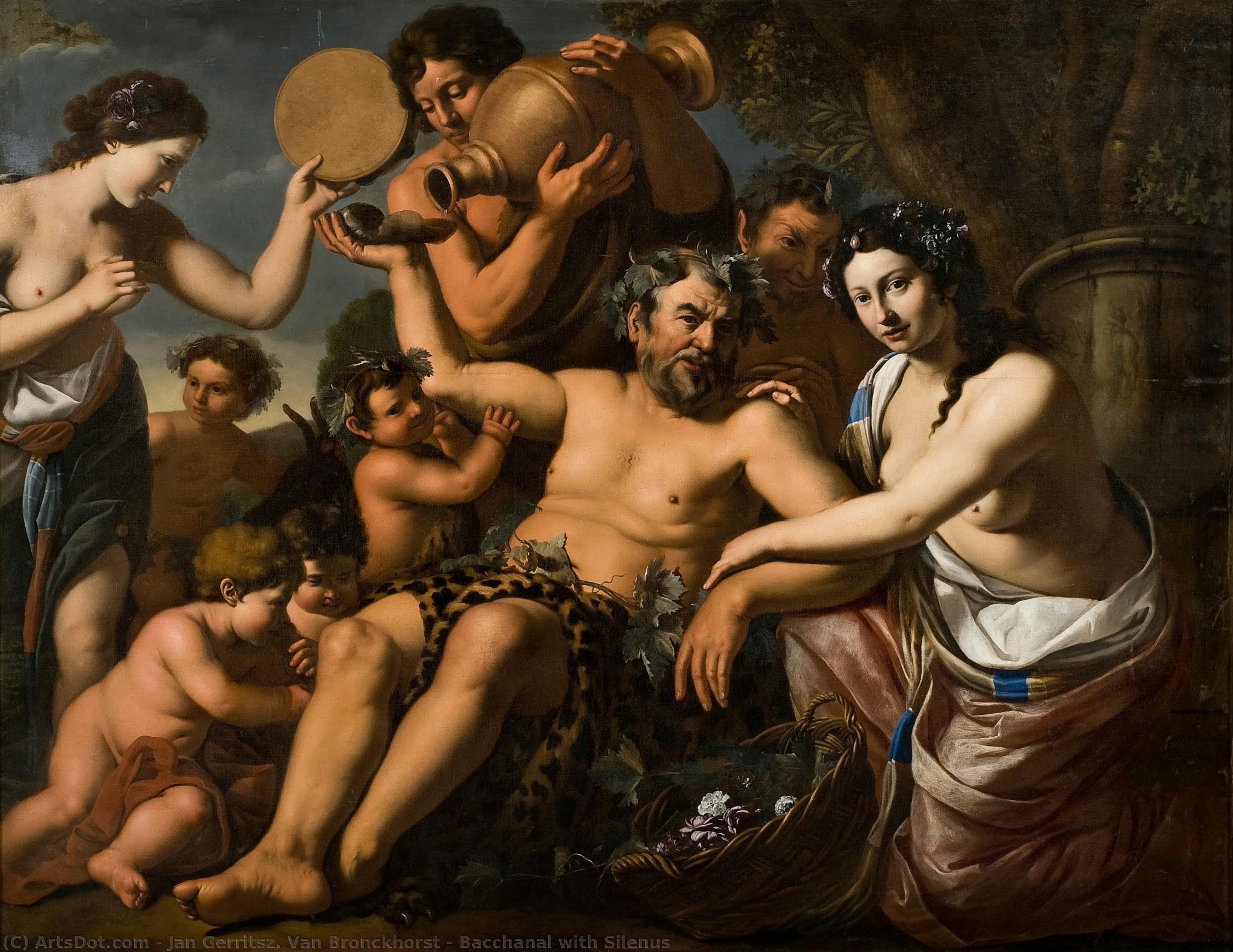 Bacchanal With Silenus — Jan Gerritsz Van Bronchorst
