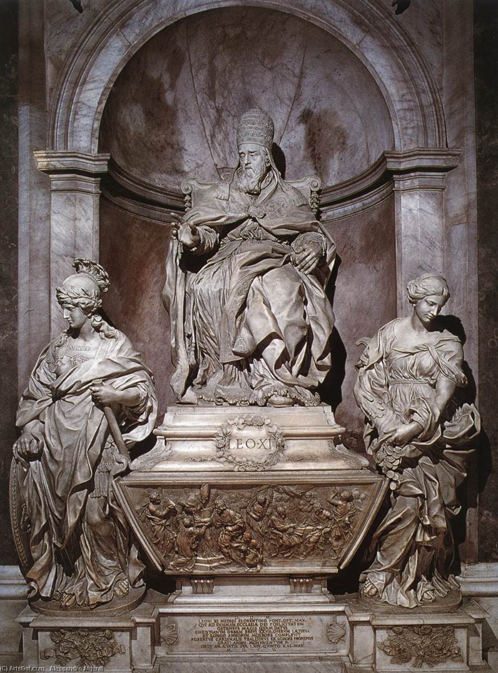 Monument Of Pope Leo Xi — Alessandro Algardi