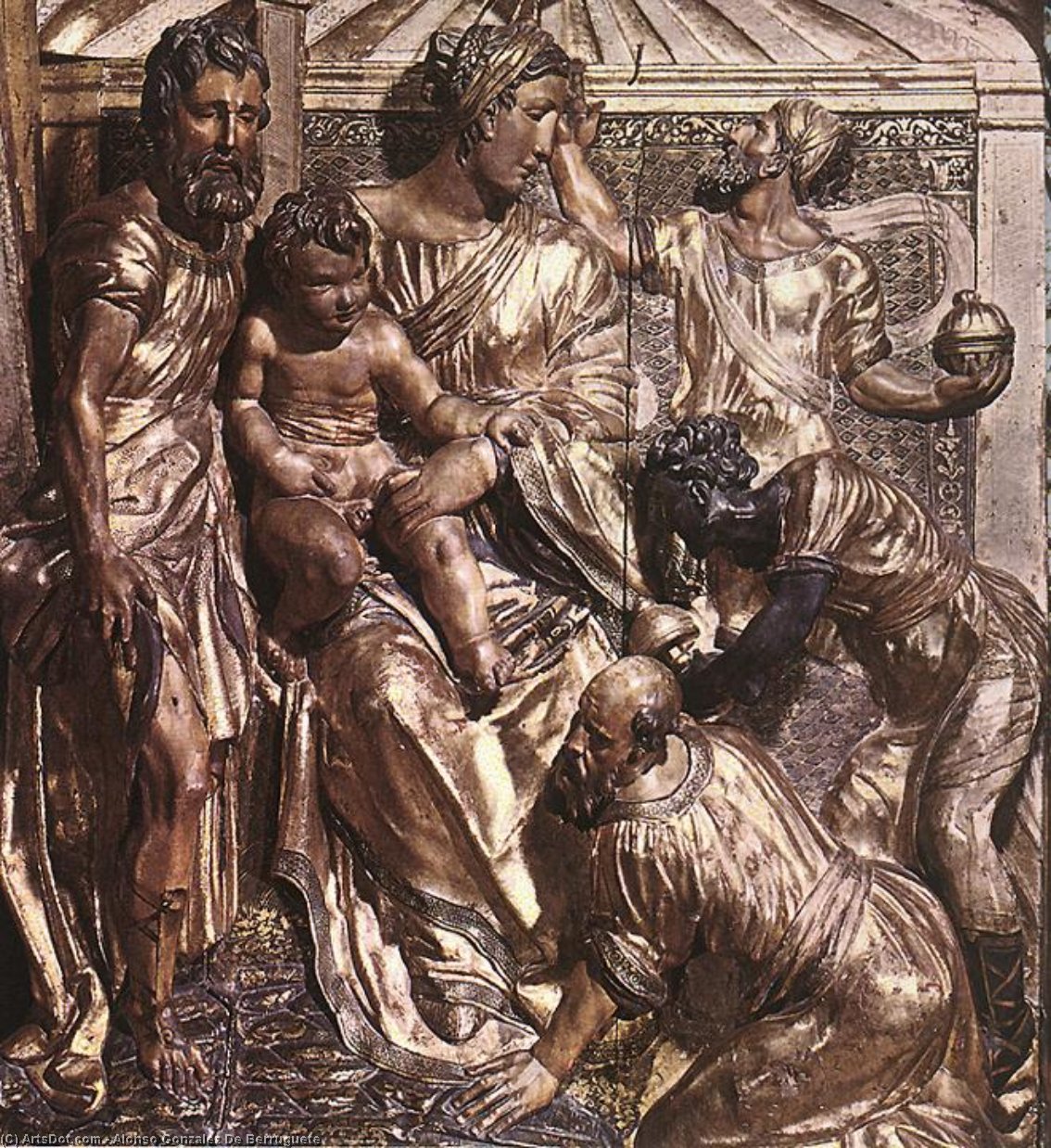 Adoration Of The Magi — Alonso Berruguete