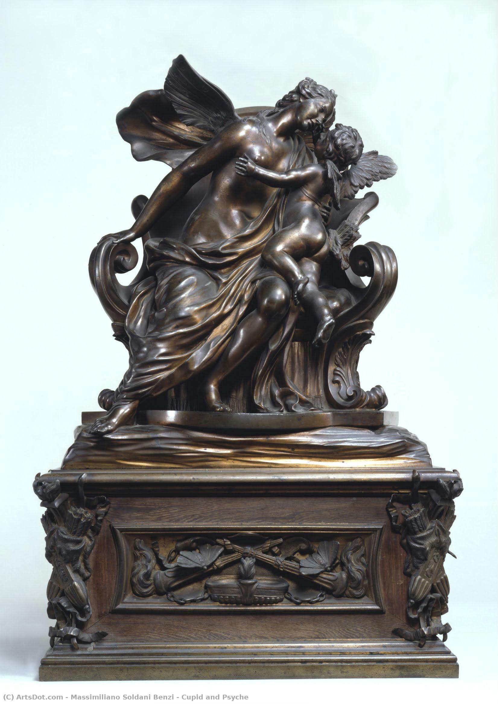 Cupid And Psyche — Massimiliano Soldani-benzi