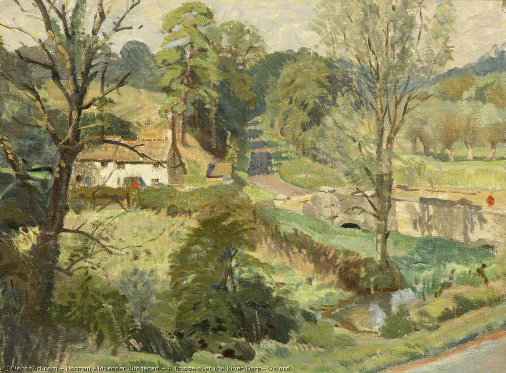 A Bridge Over The River Dorn, Oxford — Norman Alexander Buchanan