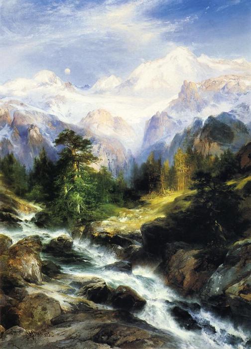 In The Teton Range — Thomas Moran