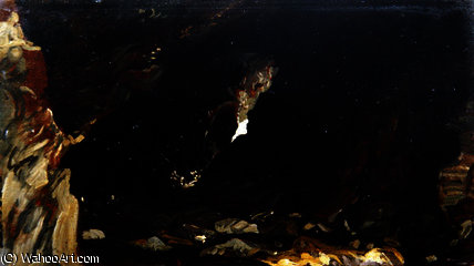 Cave, Tintagel — Sir William Blake Richmond