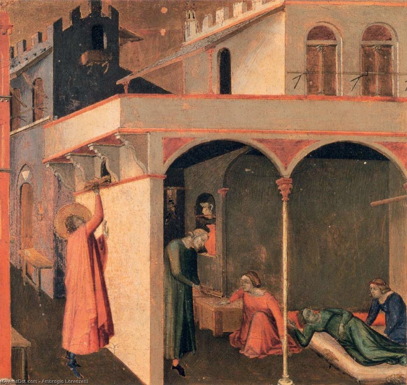 Scenes Of The Life Of St Nicholas (11) — Ambrogio Lorenzetti