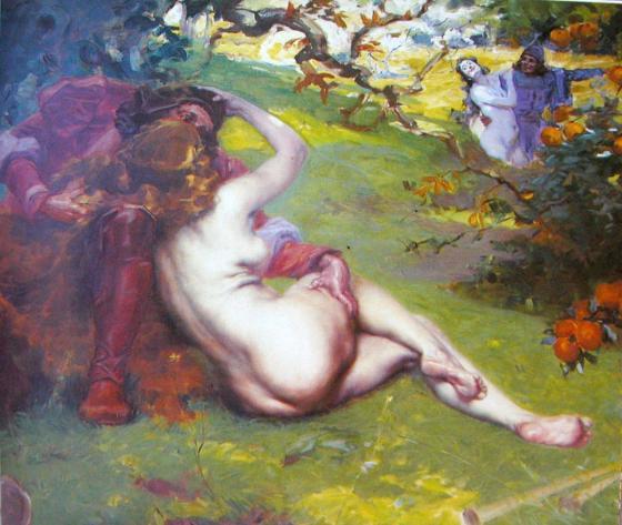 Portuguese Ilha Dos Amores — José Malhoa