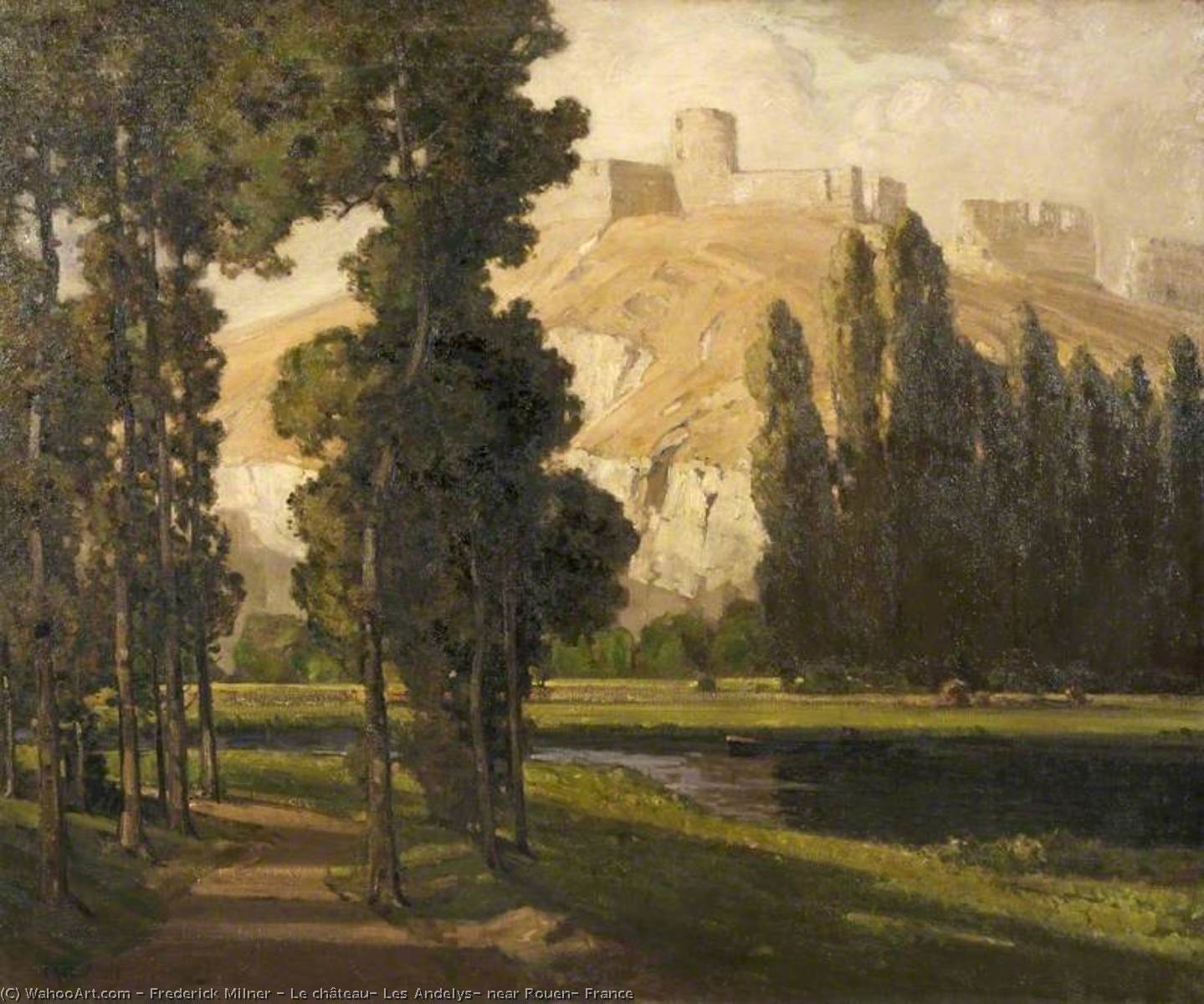 Le Château, Les Andelys, Near Rouen, France — Frederick Milner