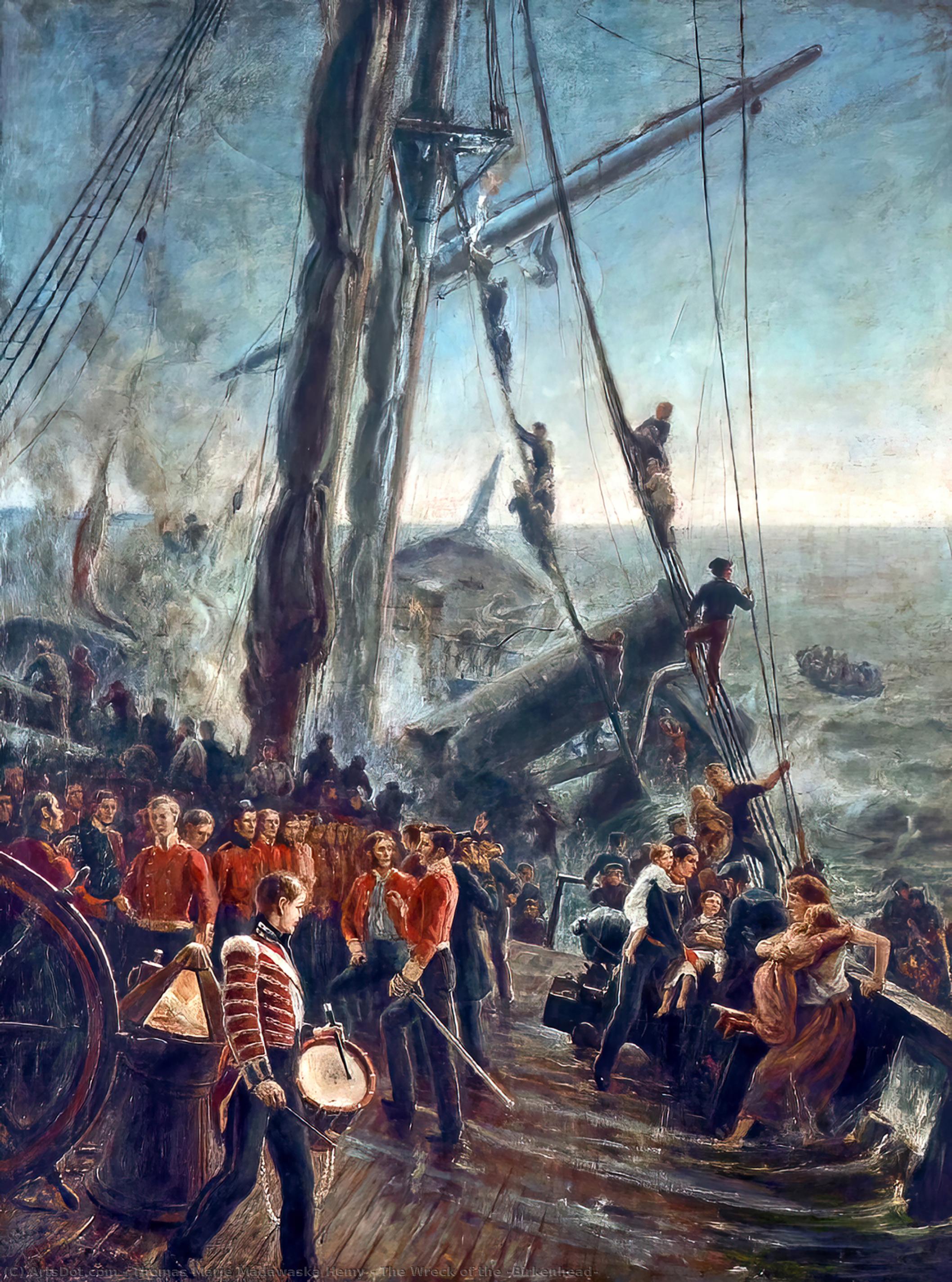 The Wreck Of The 'birkenhead' — Thomas Marie Madawaska Hemy