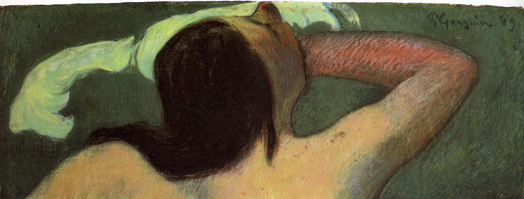 Mujer En Las Olas (también Conocida Como Ondine Ii) — Eugène Henri Paul Gauguin