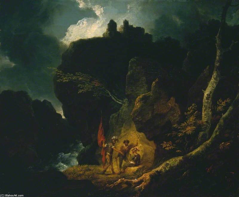 Rocky Landscape With Banditti — Джон Хамильтон Мортимер