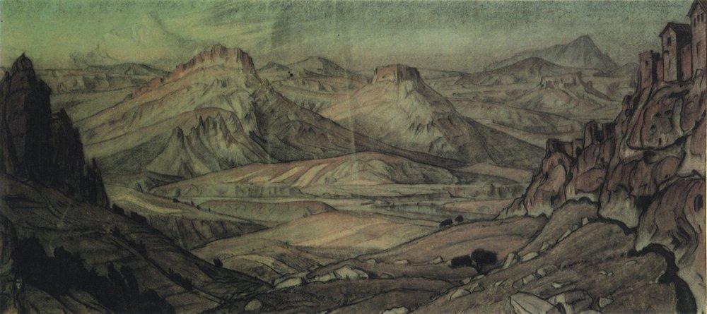 Sketch For A Mural 'crimea' — Konstantin Fyodorovich Bogaevsky