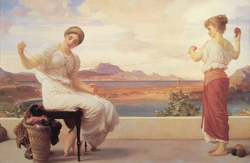 Winding The Skein — Sir Frederic Lord Leighton