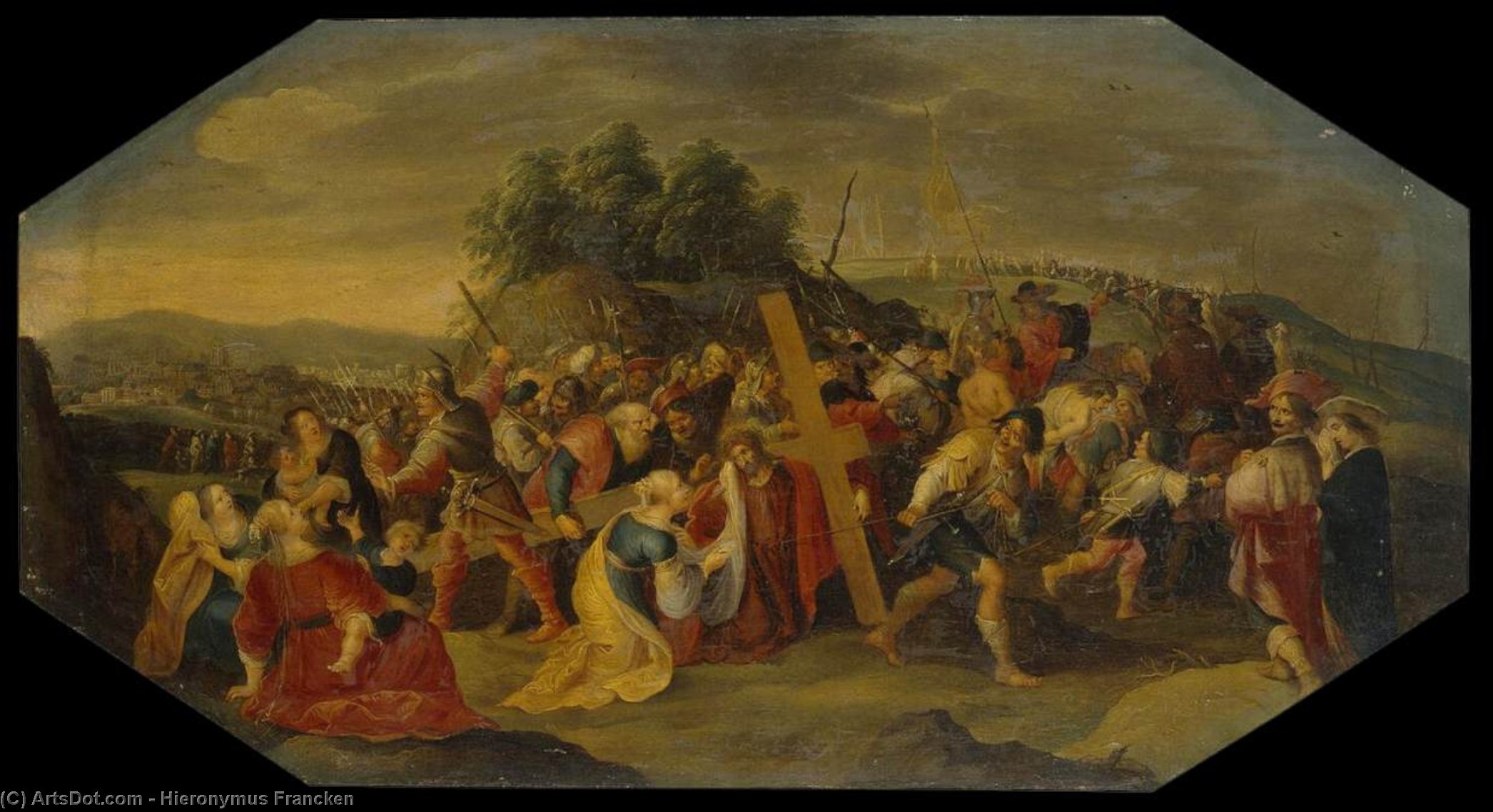 Carrying The Cross — Hieronymus Francken