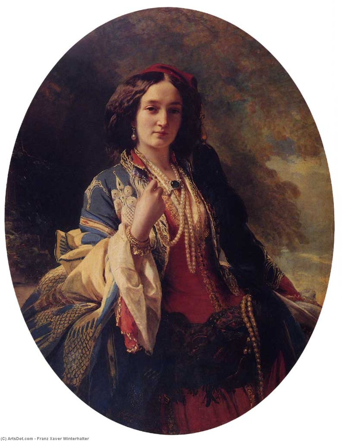 Portrait Of Katarzyna Potocka — Franz Xavier Winterhalter